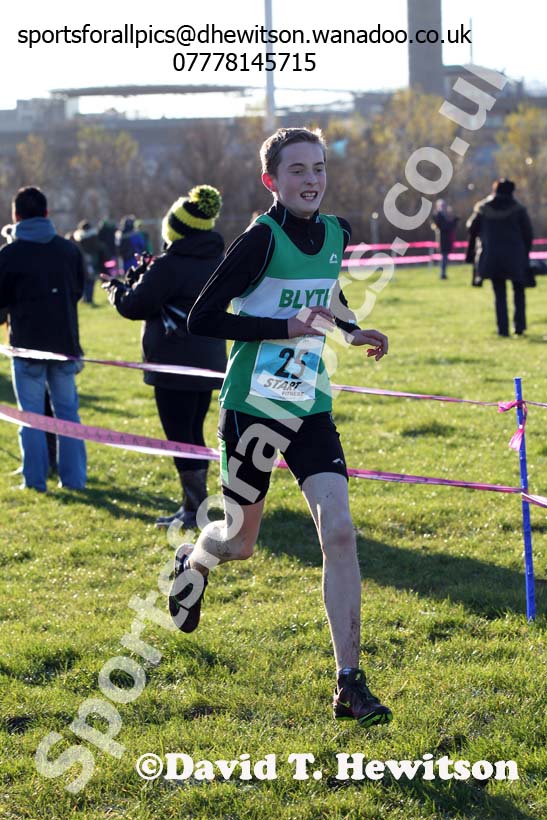 Boys under-13s North Eastern Cross Country Chanpionships. Photo: David T. Hewitson/Sports for All Pics